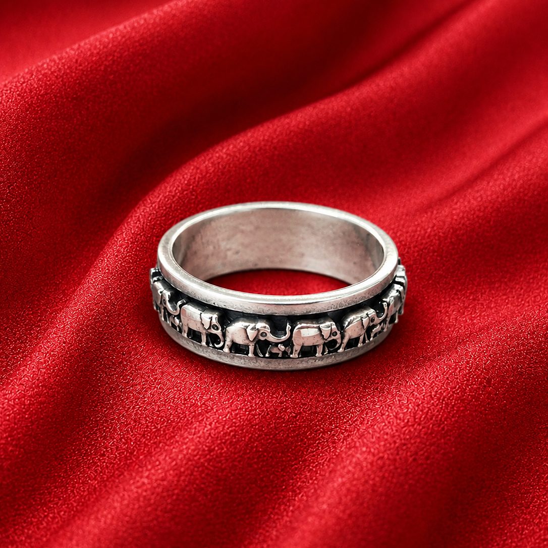 Boys Silver Band Ring